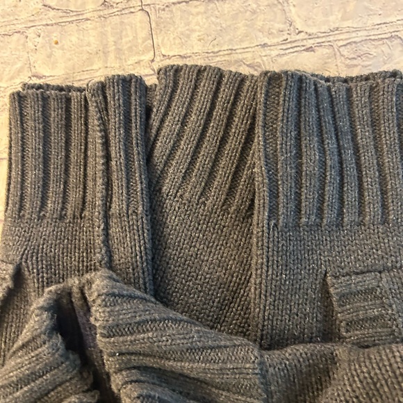 AMERICAN EAGLE OUTFITTERS MENS CHUNKY COTTON & WOOL FULL ZIP SWEATER SIZE LARGE - Picture 4 of 9